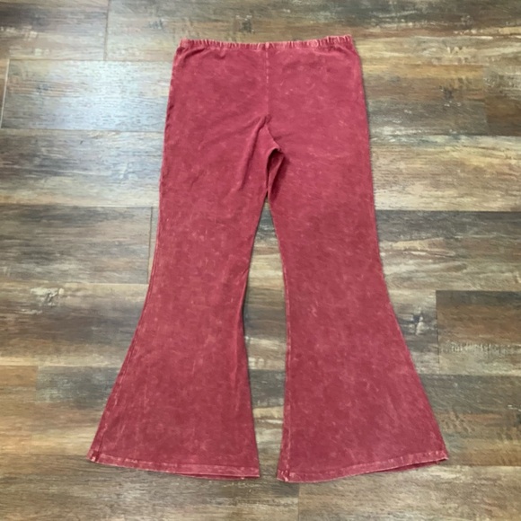 Chatoyant Mineral Wash Bell Bottom Soft Pants Size 2X - Picture 6 of 7